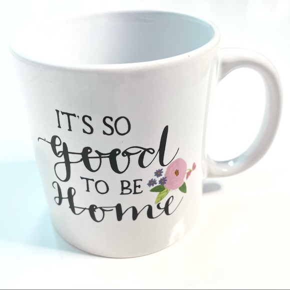 Royal Norfolk Coffee Cup Its So Good To Be Home White Mug - Picture 2 of 6